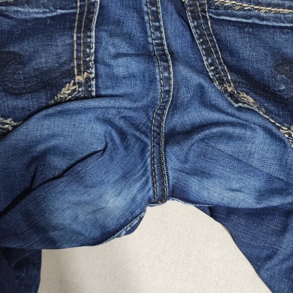 Silver Jeans Suki women's size W31/L33 indigo blue colour Mid Skinny Denimotion - Picture 10 of 15